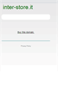 Mobile Screenshot of inter-store.it